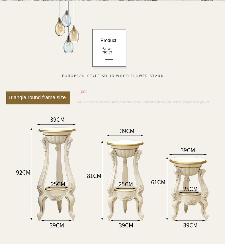 European Multi-layer Flower Stand-Plastic Flower Pot Shelf Balcony Floor Hanging Orchid Stand Support for Multiple Pots