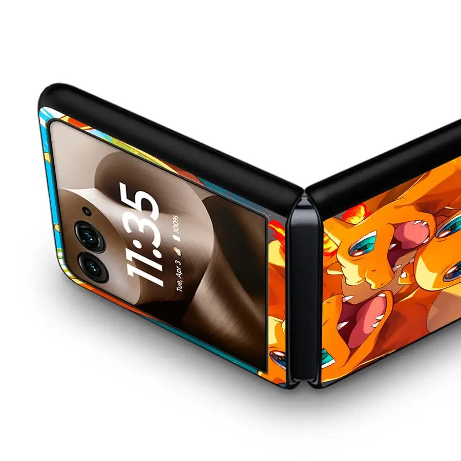 Back Phone Cover Luxury Funda Case for Motorola 50 60 Ultra 50/60 Hot Comic Pokemon Art - view 4