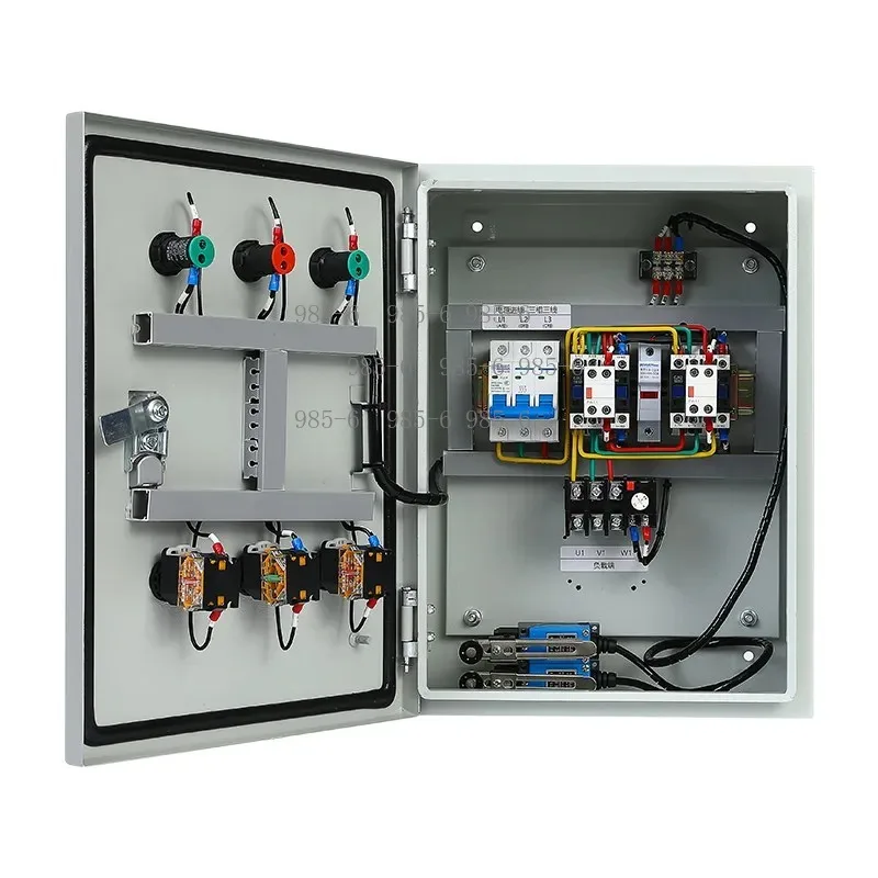 Three-phase 380V Forward & Reverse Distribution Box with Limit for Mixer Winch
