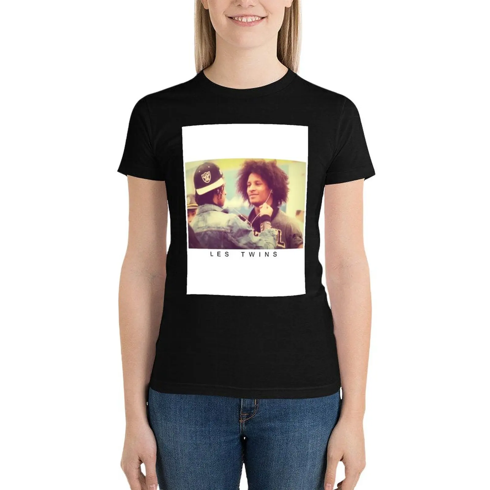 Les Twins 4 T-Shirt female shirts graphic tees Aesthetic clothing Women's cotton t-shirt