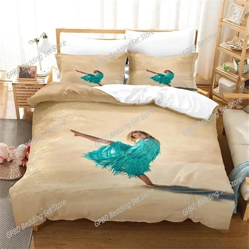 

3D Print Miley Cyrus Singer Bedding Set Boys Girls Twin Queen Size Duvet Cover Pillowcase Bed Kids Adult Duvet Cover