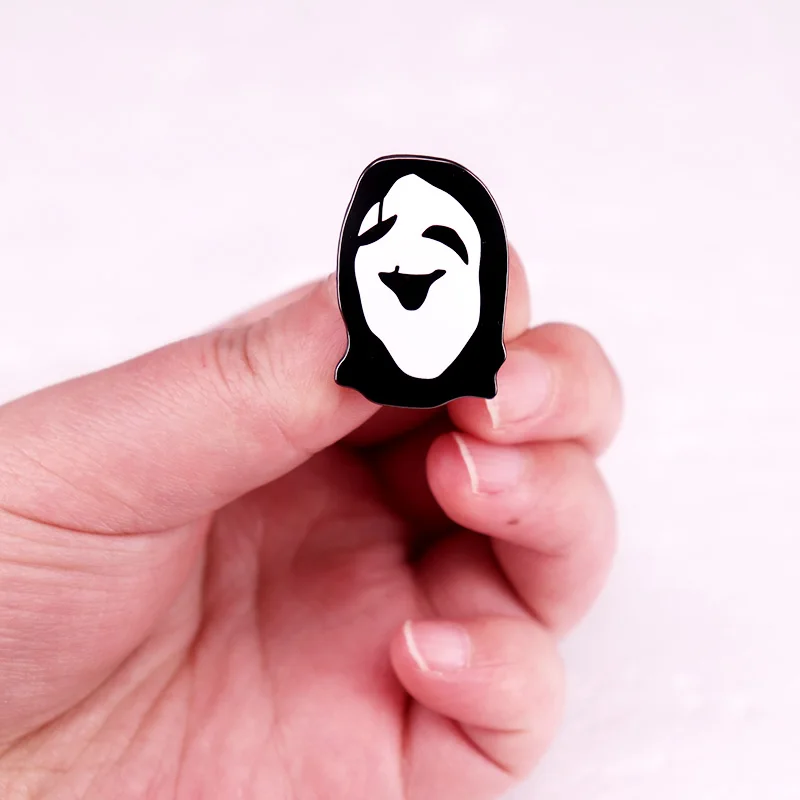 Yume Nikki Uboa Face Enamel Pin Horror Adventure Game Role Badges Brooches Gift