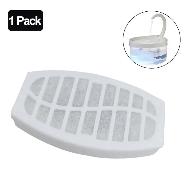 Replacement Activated Carbon Filter For Cat Water Drinking Fountain Replaced Filters For Pet Dog Round Fountain Dispenser