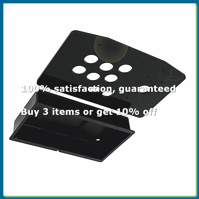 Acrylic Panel Case DIY Handle Arcade Game Set Kits Gaming Joystick Acrylic Panel-A10G