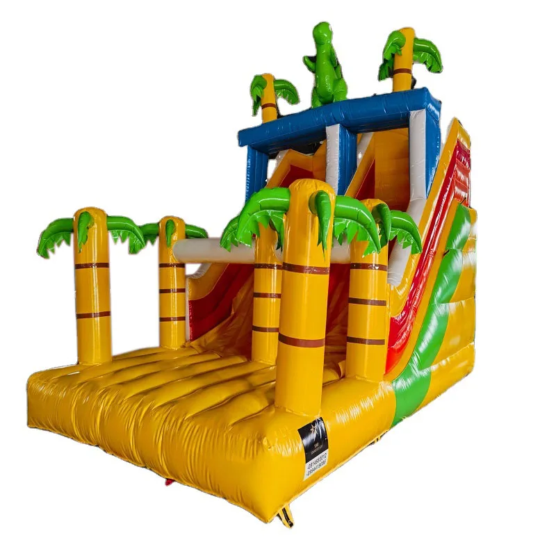 

For High Quality Durable PVC Jungle Theme Jumping Inflatable Water Slide Attractive Bounce House For Kids