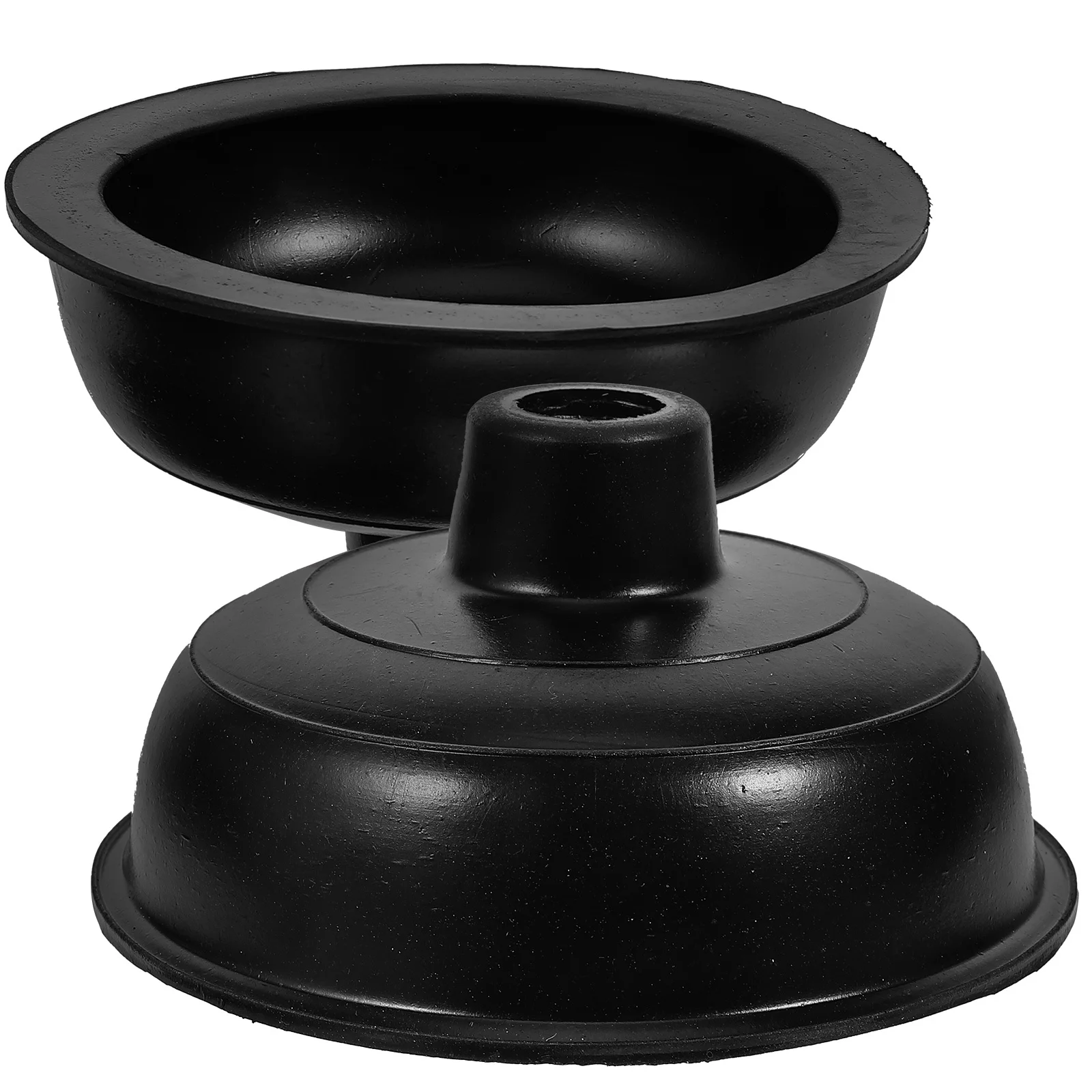 

2pcs Plunger Replacement Heads Rubber Small Daily Use Force Cup Bathroom Supply Household Accessories Red Color