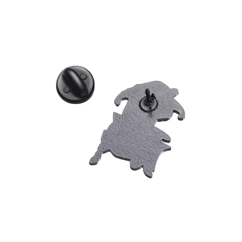 Cartoon Pink Mouse Ratz Enamel Pin Kawaii Funny I'm Strong Rat Brooch Lapel Badge Decoration Jewelry Gift for Friends Wholesale