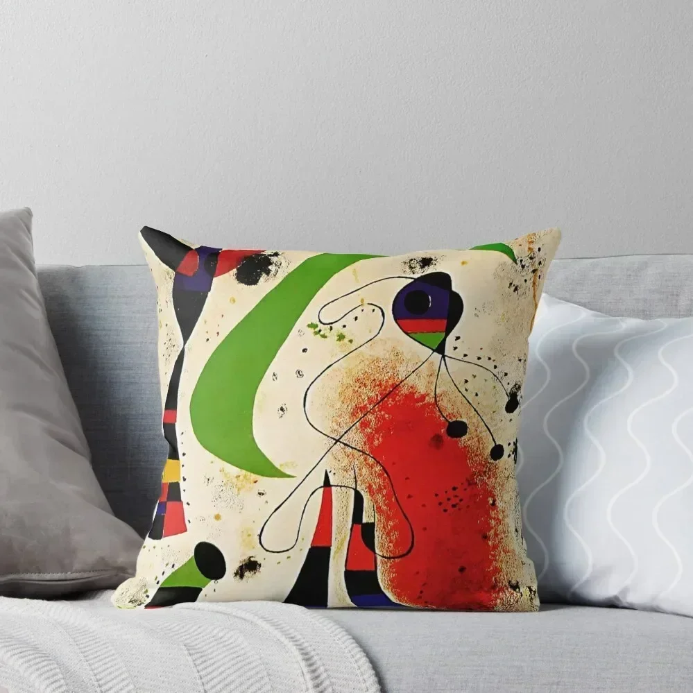 

Joan Miró Art Movement Joan Miro Interesting Facts Throw Pillow Christmas Pillows Sofa Cushion Cover pillow