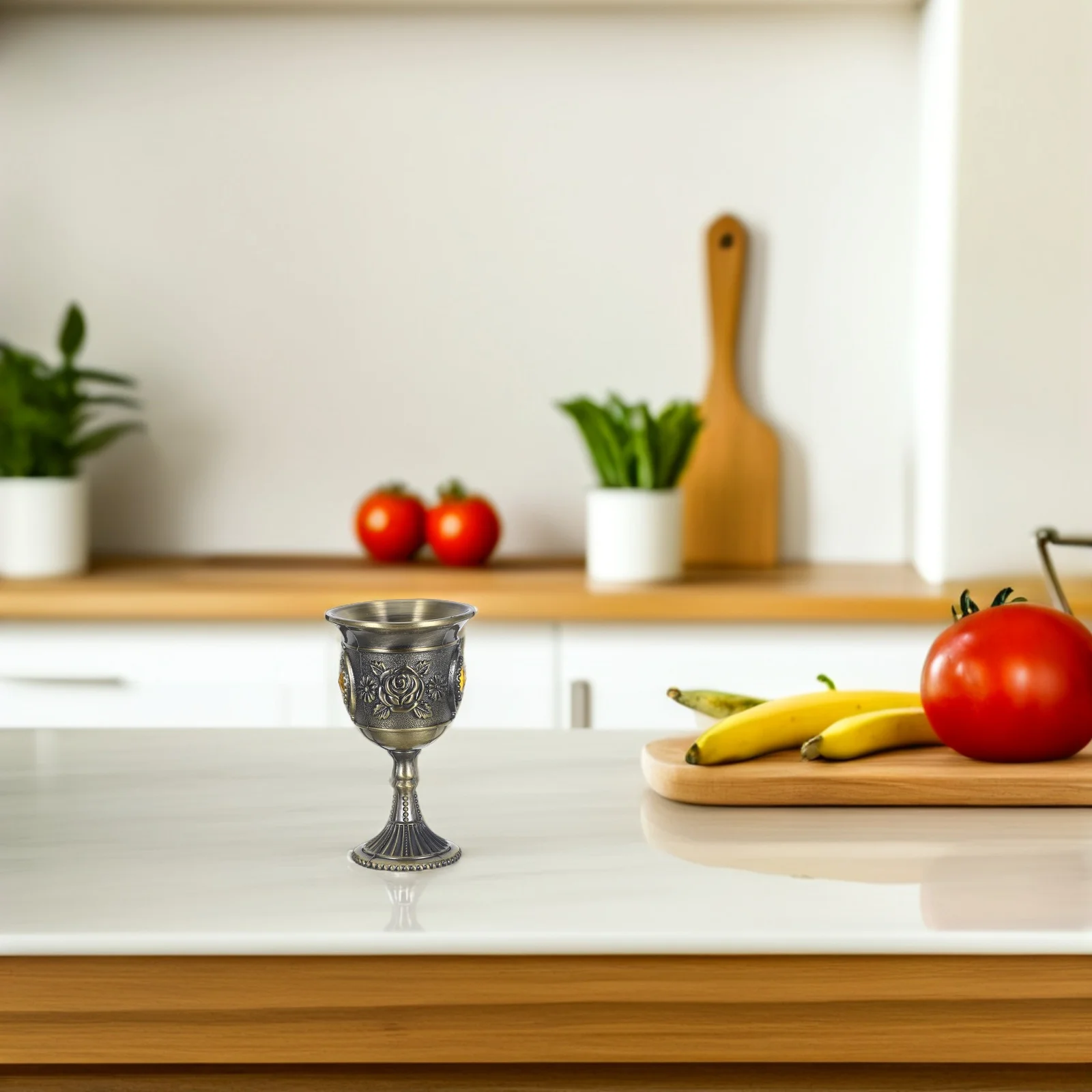 

2Pcs Elegant Stainless Steel Wine Cup Chic Design Multi-Purpose Goblet Home Party Hotel Decorative Gift Cup Wine Goblet