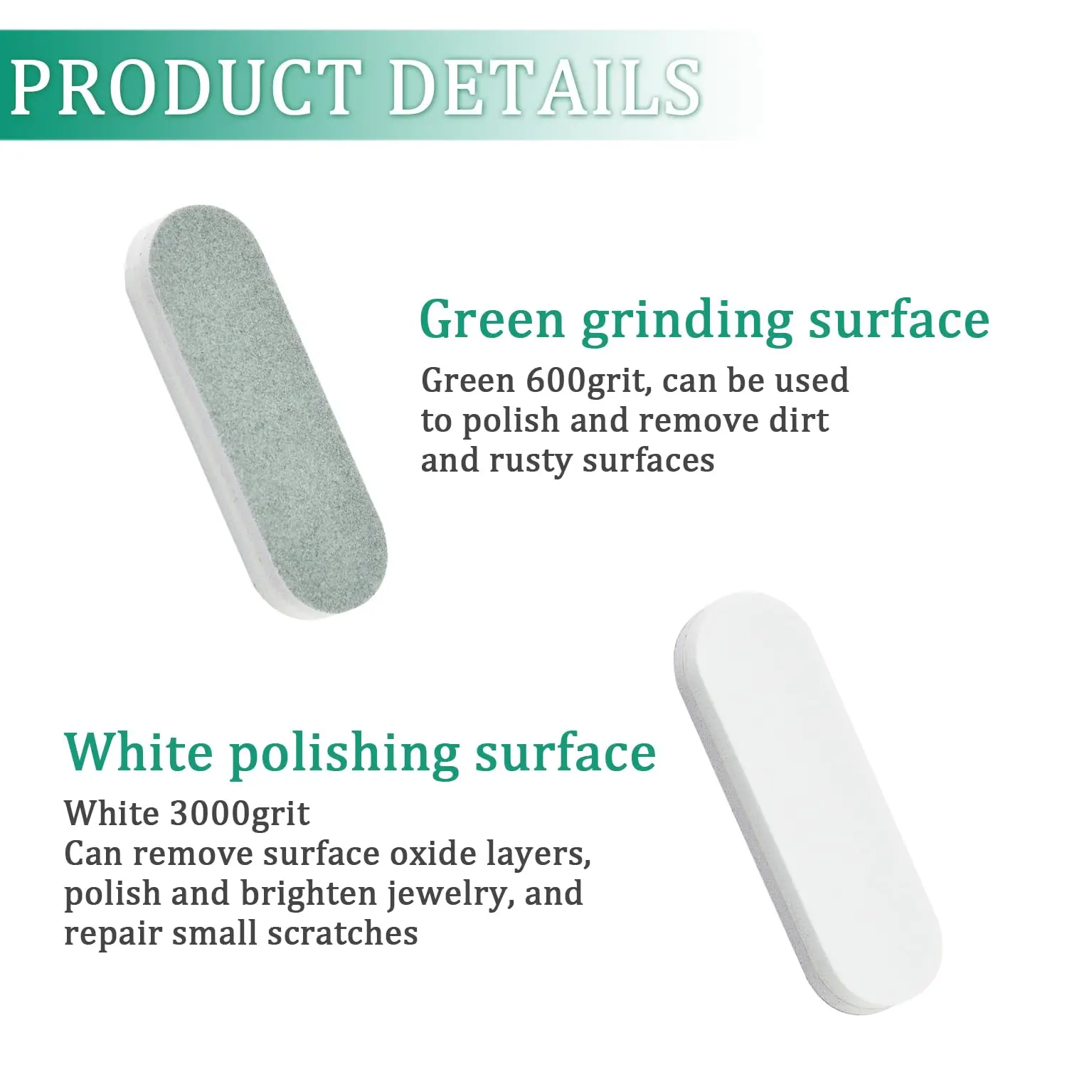 Silver Polishing Sticks, Double-Sided Jewelry Buffing Bars, Scratch Removal & Cleaning Tools for Rings, Necklaces & Earrings