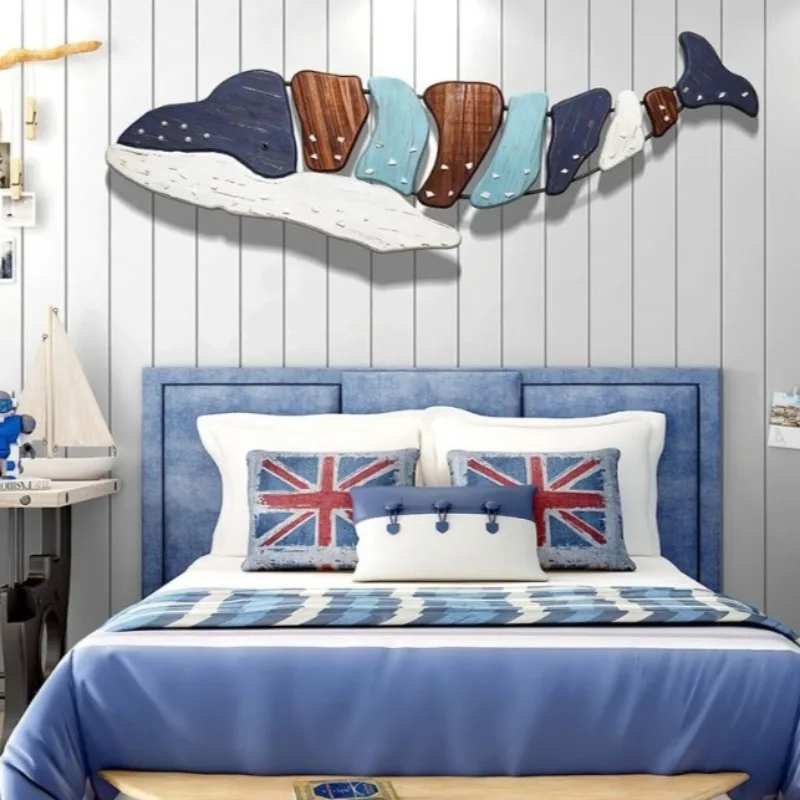 Creative Whale Shape Art Wall Decoration Modern Simple Living Room Decoration Crafts Multifunctional Entrance Hall Home Decor