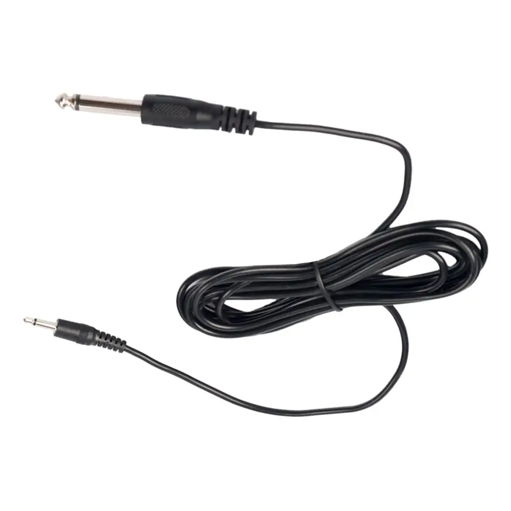 Male 6.35mm to Male 3.5mm Stereo Audio Cable for Electric Guitar Bass Violin Parts