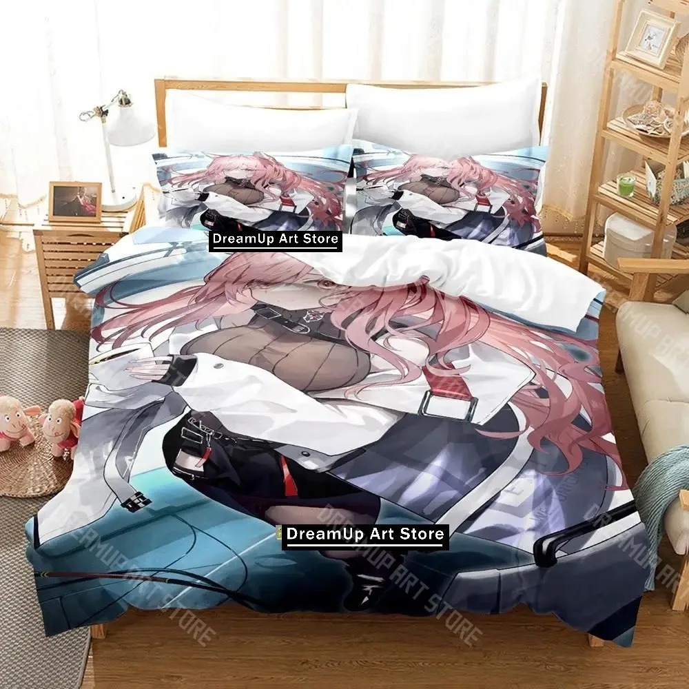 3D Printed Frontline Project Neural Cloud Girls Bedding Set for Boys Girls Duvet Cover Twin Queen King Full Single Double Sizes