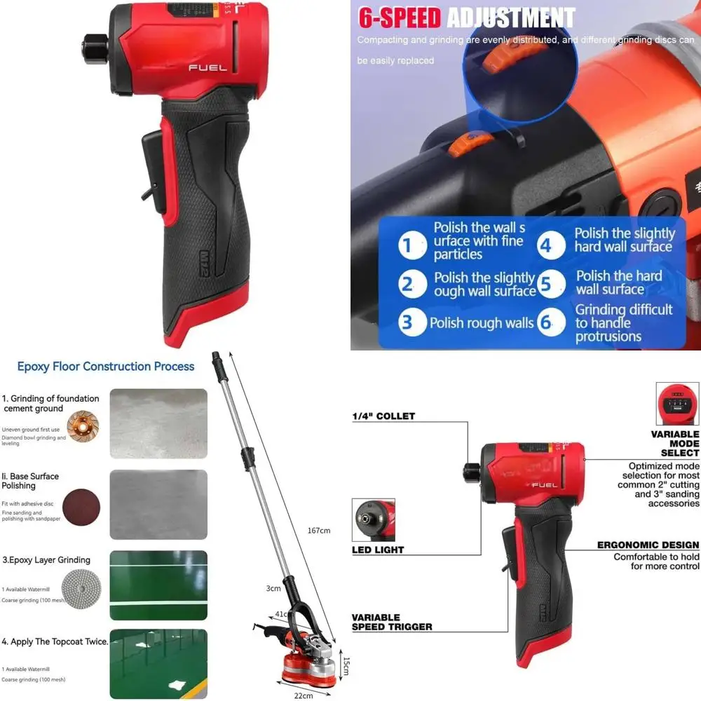 

Четвертидюймовая угловая шлифовальная машина, 12 В, голый инструмент, совместимый с электроинструментами M12 FUEL для тяжелых условий эксплуатации