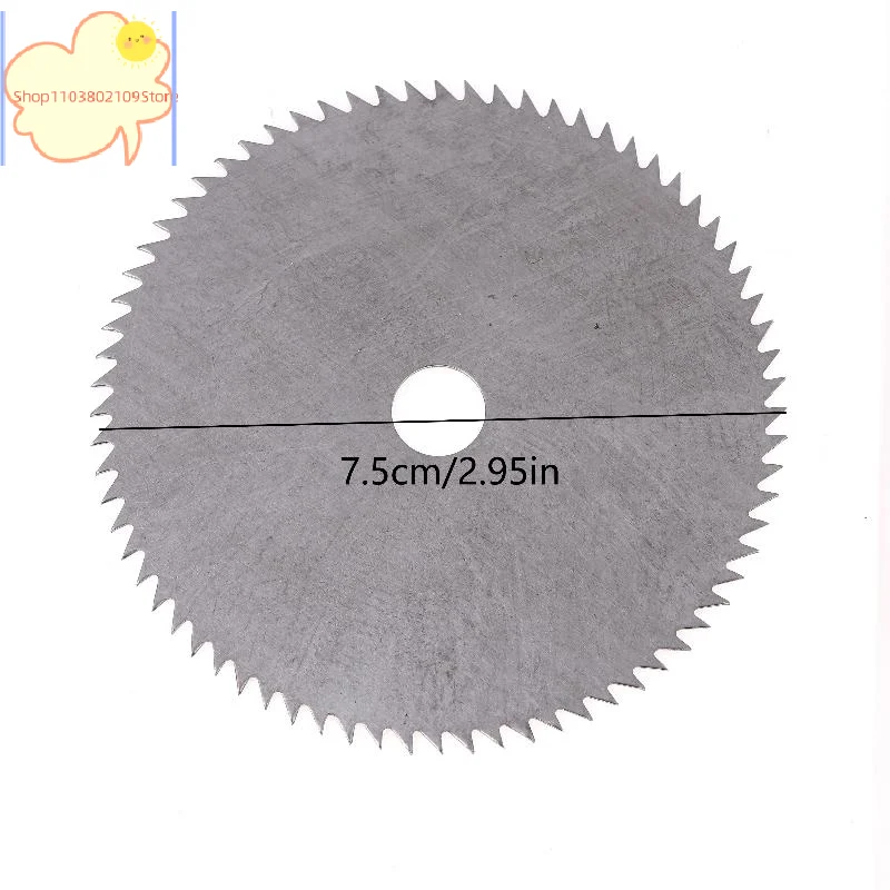 [TL]1/2/5Pcs 3 Inch Circular Saw Blade Woodworking Cutting Disc For Wood Metal Ceramic Tiles Cutting Power Tool Accessories