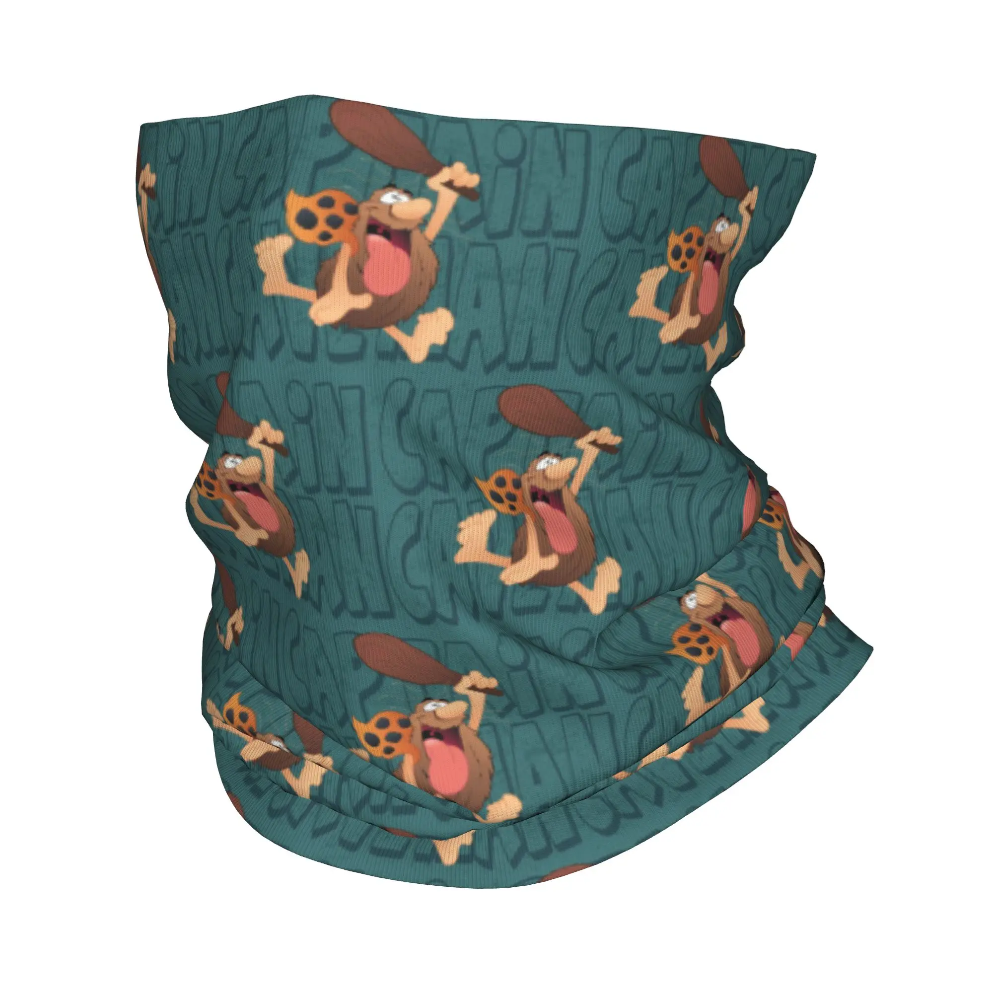 Captain Caveman and the Teen Angels Themed Bandana Neck Cover Printed Magic Scarf Cycling Scarf Outdoor Sports For Men Women