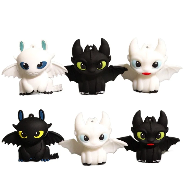 6cm Toothless Toy Anime Figurines Toy Figures Movable Joints Action Figure Model Dolls Children Birthday Decoration Toy Gift