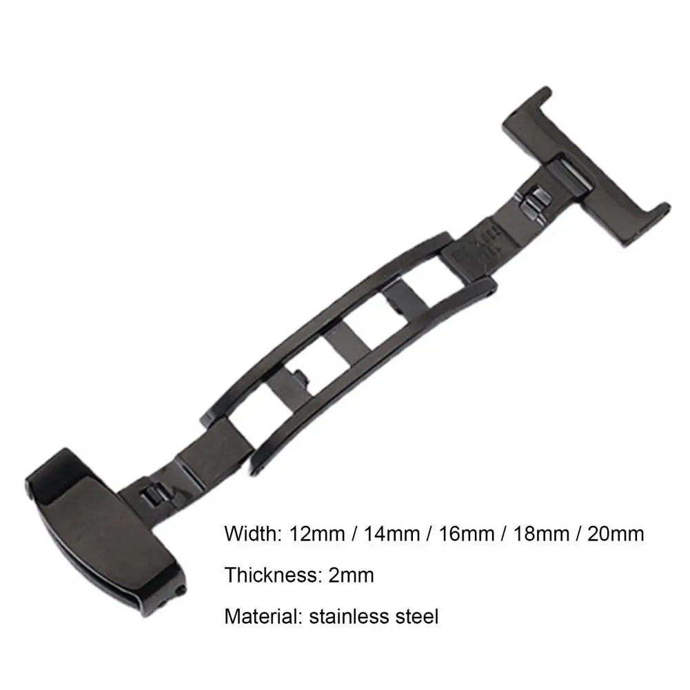 Watch Band Fecho Universal Aço Inoxidável Watch Strap Connector Dobre Fivela De Relógio Borboleta Fecho De Implantação Watch Strap