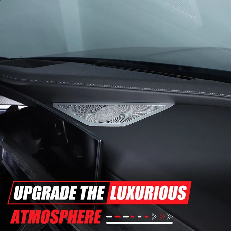 

For BMW 7Series/G70/G71instrument panel speaker mesh cover Automobile instrument panel protective net Stainless steel 2023 2024