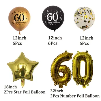 1袋30/40/50/60歲生日氣球,30歲/40歲/50歲/60歲生日派對裝飾數字氣球,成人生日快樂派對用品 8 最佳銷售 30歲生日快樂 - №7