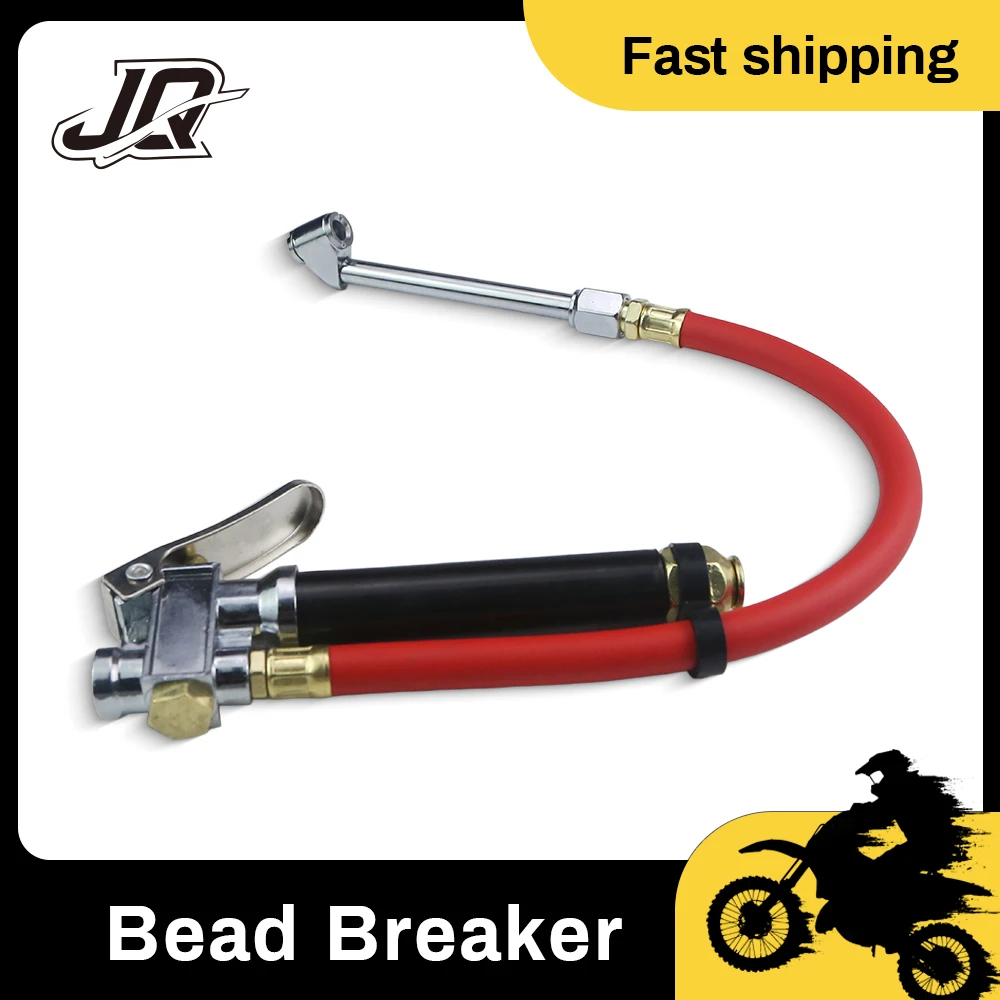 Handheld Auto Tire Pressure Gauge Inflator 10-120PSI Fast Air Filling Hose Tool For Car Truck Motorcycle Suv