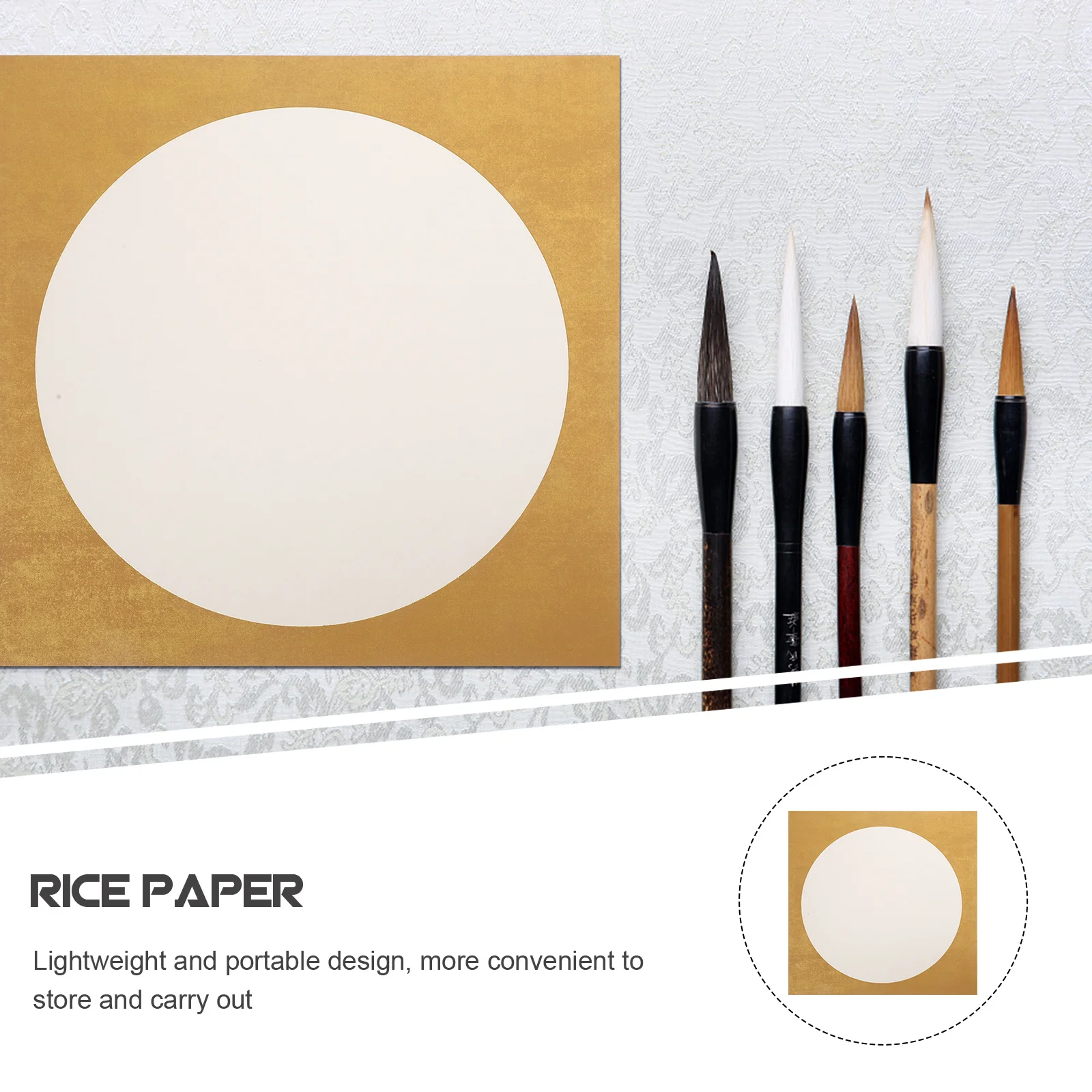 

10 Sheets Chinese Xuan Paper Professional Grade Rice Paper for Ink Painting Brush Calligraphy Lightweight Portable Storage