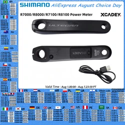 Shimano 105 R7000 ULTEGRA R8000 11S R7100 R8100 12S Правый шатун с XCADEY X-POWER METER 170 мм Шатун GPS ANT Bluetooth