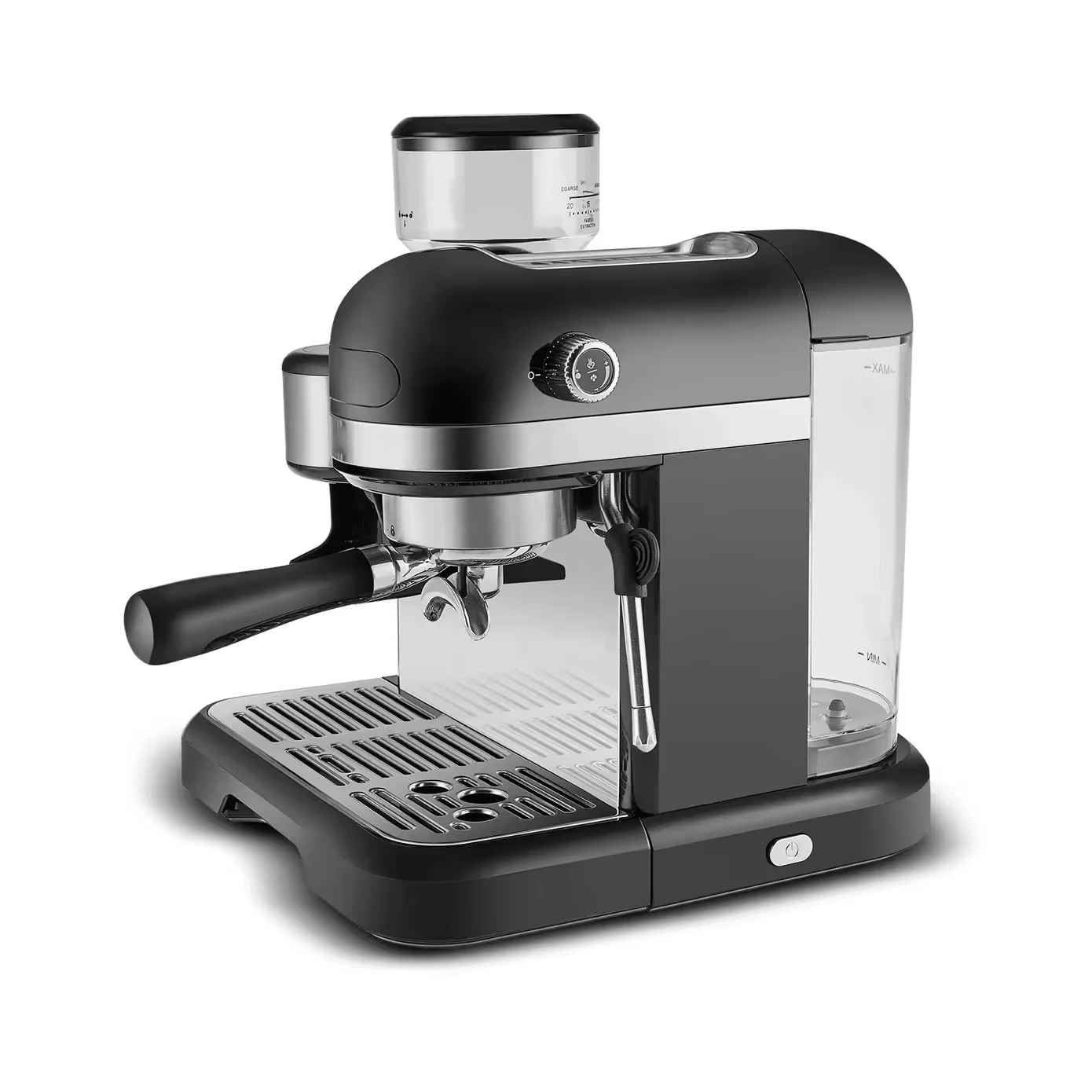 Mesin Pembuat Kopi Espresso CAFOVO EM3601 3 in 1 dengan Grinder, 3 Blok Pemanas, 19 Bar, Komersial, Buatan Italia