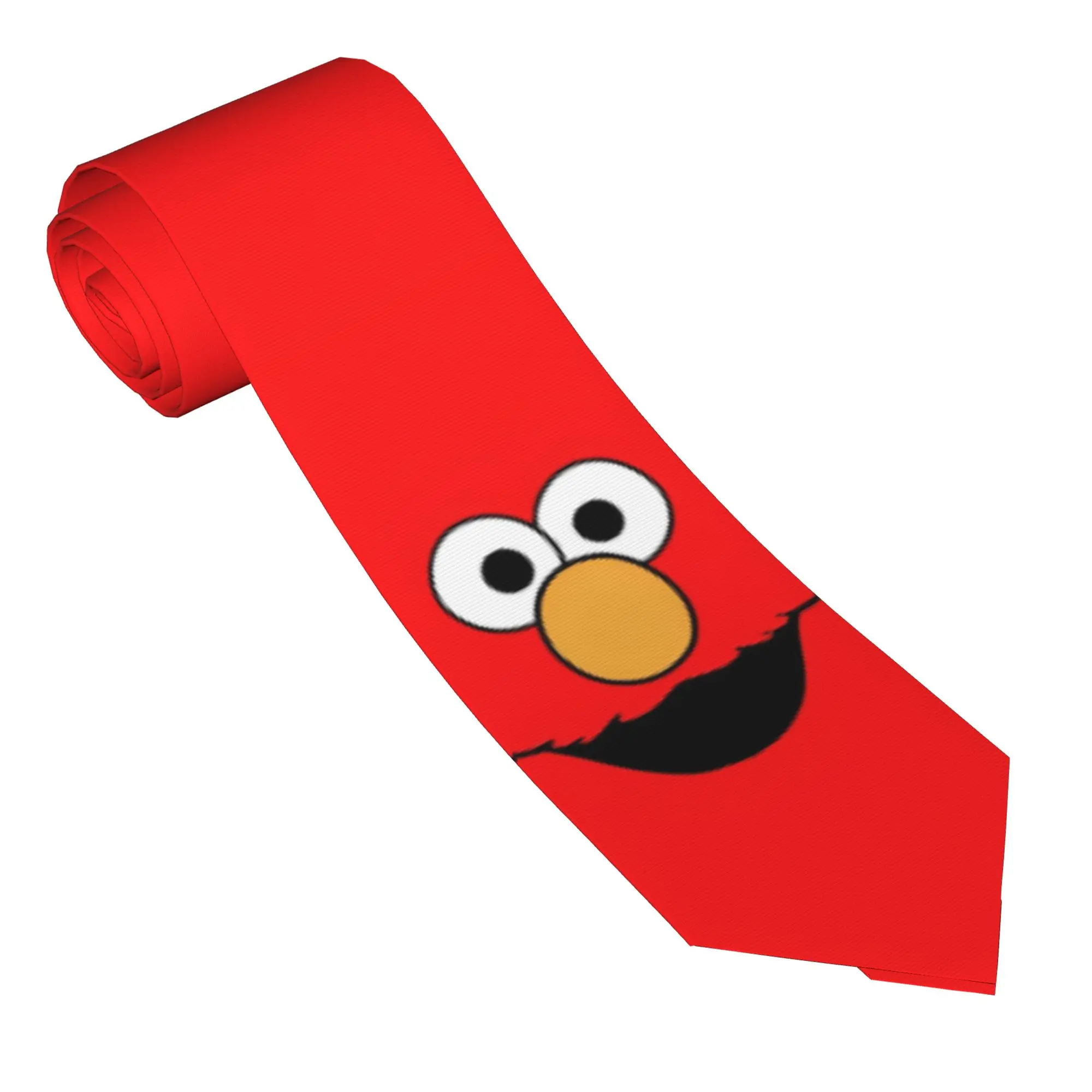 Sesames Streets Cookie Monster Anime Necktie Unisex Slim 8 cm Narrow Neck Tie for Mens Accessories Gravatas Wedding  Office