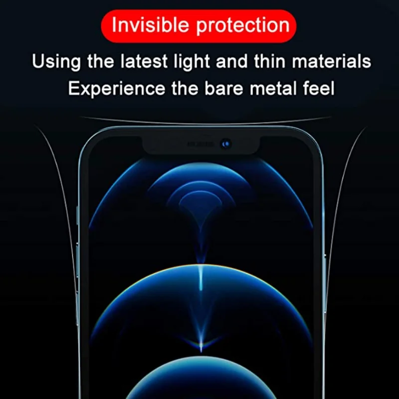 3 комплекта прозрачной боковой пленки для телефона iPhone 14 13 12 11 Pro Max X XR XS, защитная пленка в рамке с ультратонкой рамкой, гидрогелевая пленка из ТПУ