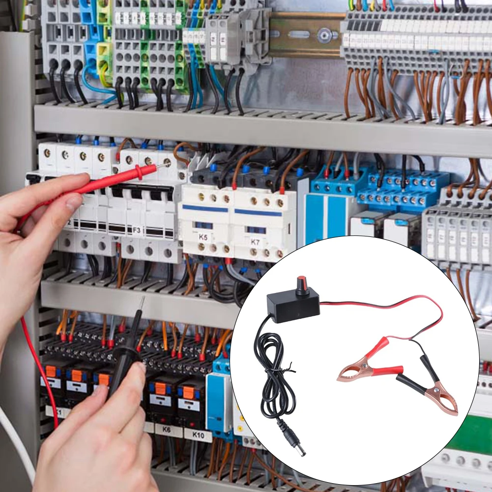 DC12V Stepless Controller With Clip Light Control Switch for Air Coolers Fans LED Lights Water Pumps Size / DC12V