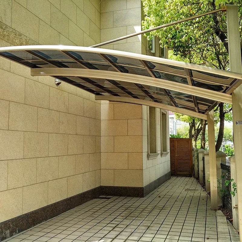 Customization Modern Outdoor Carport Parking Aluminum Metal Pergola Solid Garages Aluminium Polycarbonate Carport
