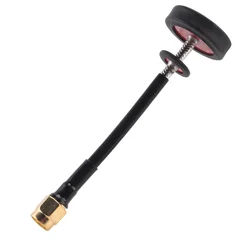 Per Pagoda 2 5.8G 5DBi 50W omnidirezionale Omni FPV Antenna Pagoda a schermo piatto RHCP SMA/RP-SMA 80Mm (foro nero)