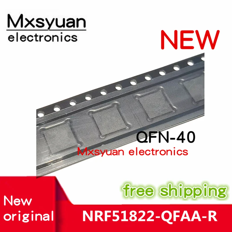 10 Buah ~ 50 Buah/Lot N51822 NRF51822-QFAA-R NRF51822-QFAA NRF51822 QFN48 Bluetooth Smart SOC 2Mbps 3V Hanya Tersedia Dalam Stok