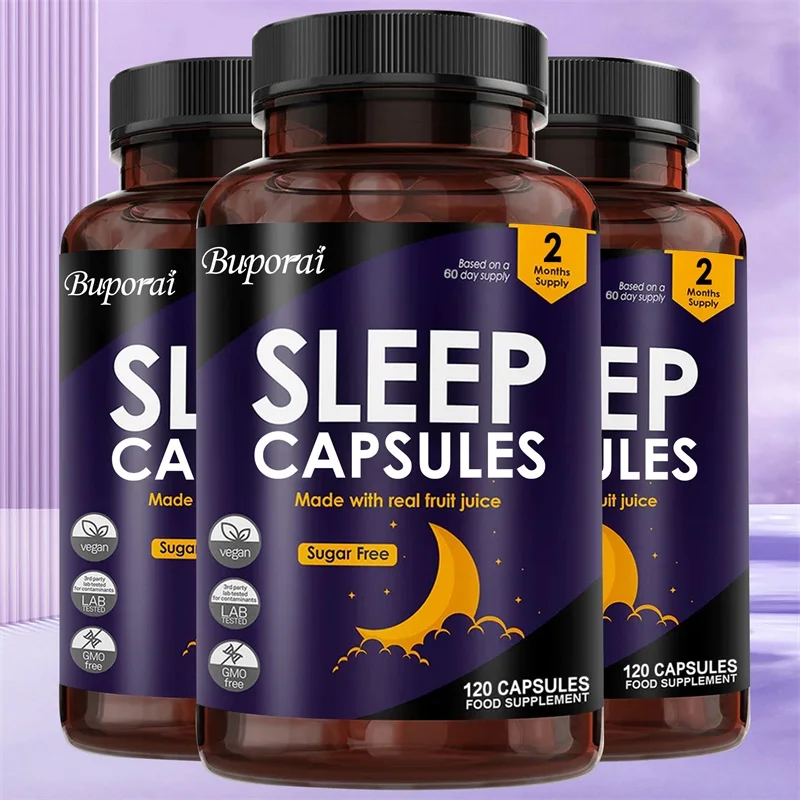 Sleep Supplement - Relieve Insomnia, Help Improve Sleep Quality, Reduce Waking Time, Help Deep Sleep Improving Insomnia