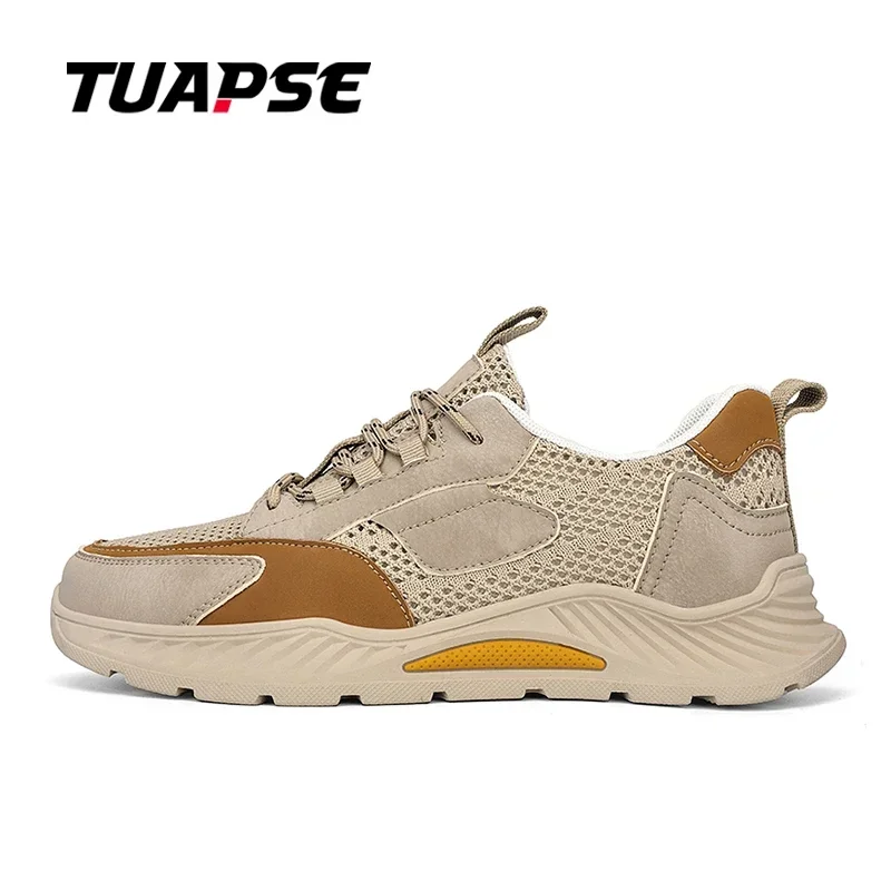 DEKABR Men Casual Shoes 2025 New Summer Breathable Mesh Soft Comfortable Non-Slip All Seasons Must-Have Shoes Men Big Size 38-46