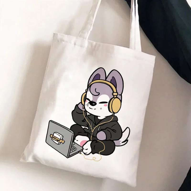 

Stray Kids Skzoo Periphery Printed Canvas Bag Student Casual Women's Handbag Shoulder Bag Fan Support Gift