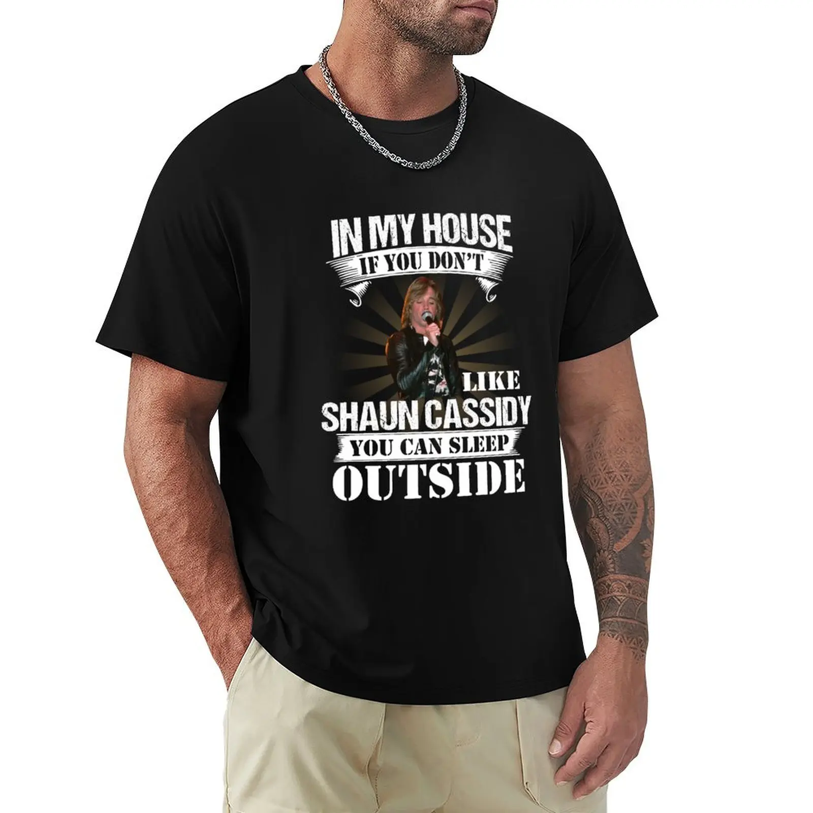 On stage Outside T-Shirt Anti-Fade Casual Tee Shirt