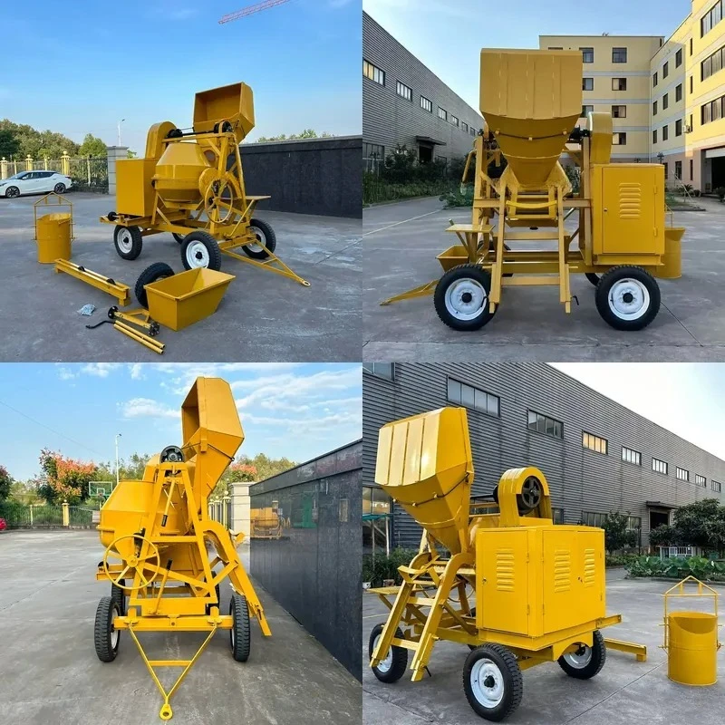 Concrete Mixer Machine - CE-zertifizierter Diesel-Betonmischer mit 350-510L Fassungsvermögen, große