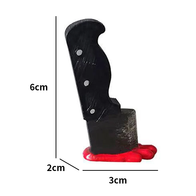 ثلاثية الأبعاد مضحك الفأس سكين مغناطيس الثلاجة ملصقات الثلاجة المغناطيسي الجدة ديكور المنزل الهدايا لافتة للنظر الثلاجة هالوين هدية ديكور