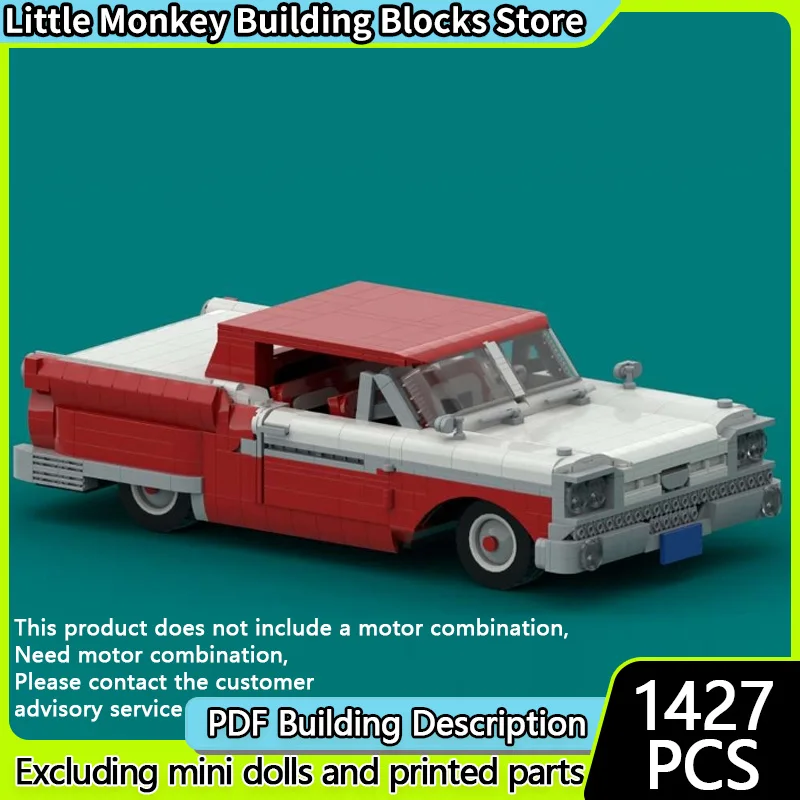 

City Car Model MOC Building Bricks Classic Car Convertible Hardtop Modular Technology Children Holiday Gifts Assemble Toys Suit