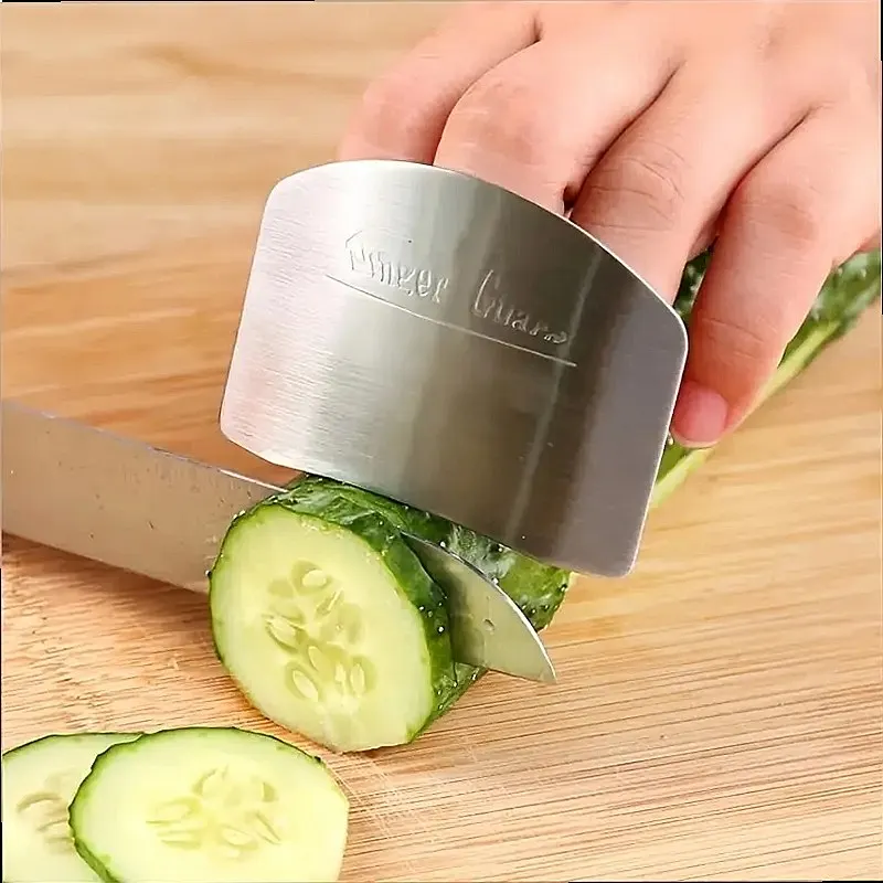 Stainless Steel Finger Guard Hand Protector for Vegetable Cutting Kitchen Safety Tool
