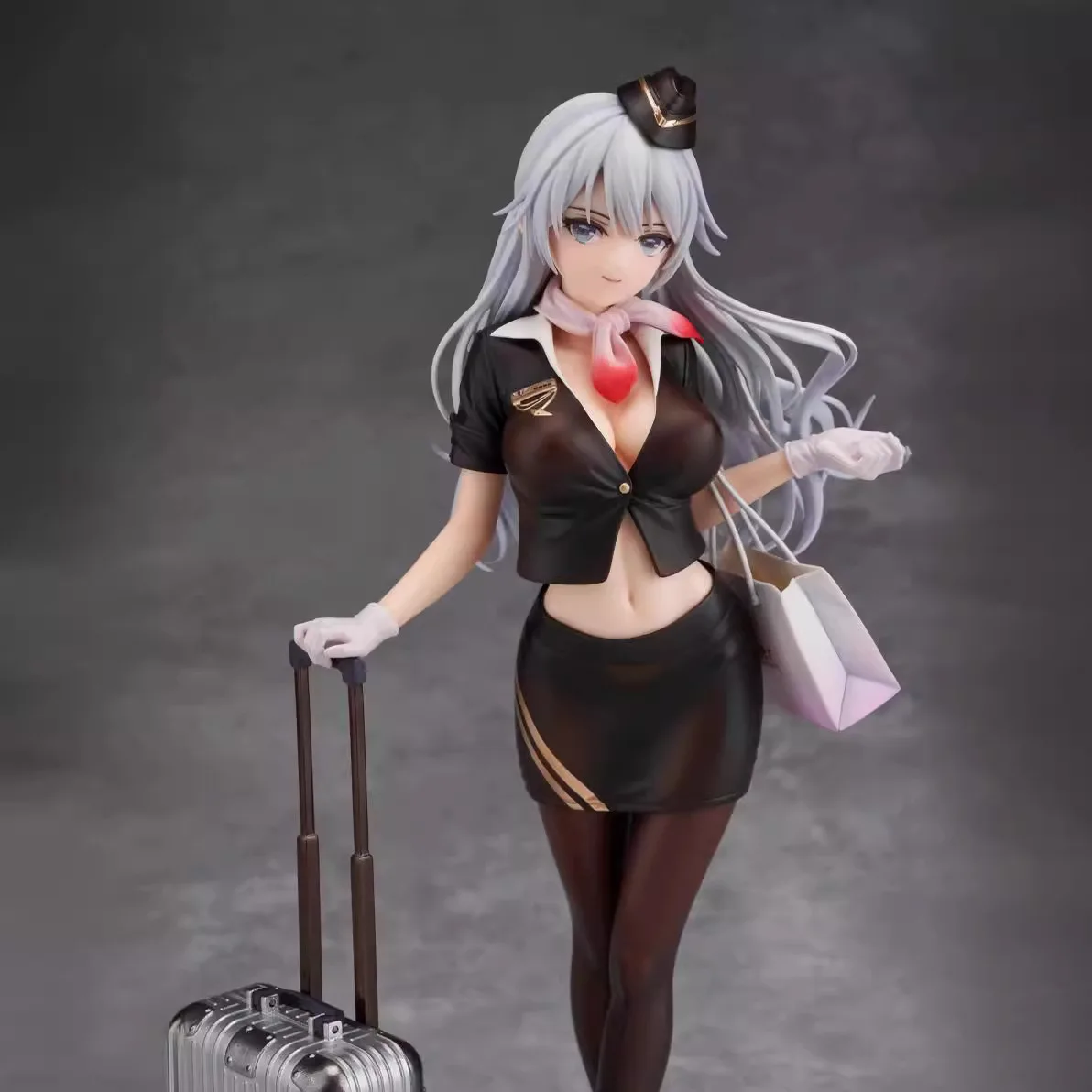 

Коллекционная фигурка Шиори Авахары в костюме стюардессы из ПВХ, серия «Аниме-девушки», для декора рабочего стола (отаку)