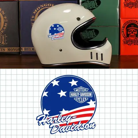 हार्ले डेविडसन पैन अमेरिका ADV 833 PA1250 एक्सेसरीज़ के लिए नया मोटरसाइकिल लोगो हेलमेट रिफ्लेक्टिव स्टिकर डीकैल्स साइड बॉडी बैज 10 best sales हार्ले स्टिकर - №8
