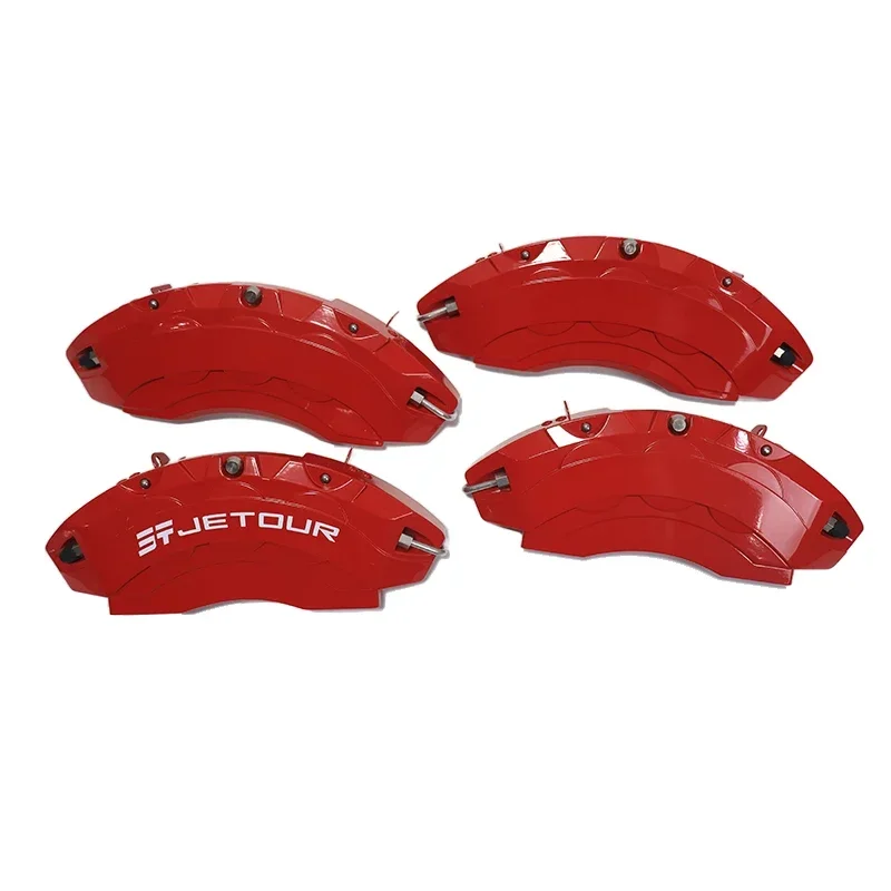 

Chery Jetour Traveller T2 4Pcs Front Rear Brake Caliper Cover Aluminum Metal Caliper Cover Kit Wheel Modification