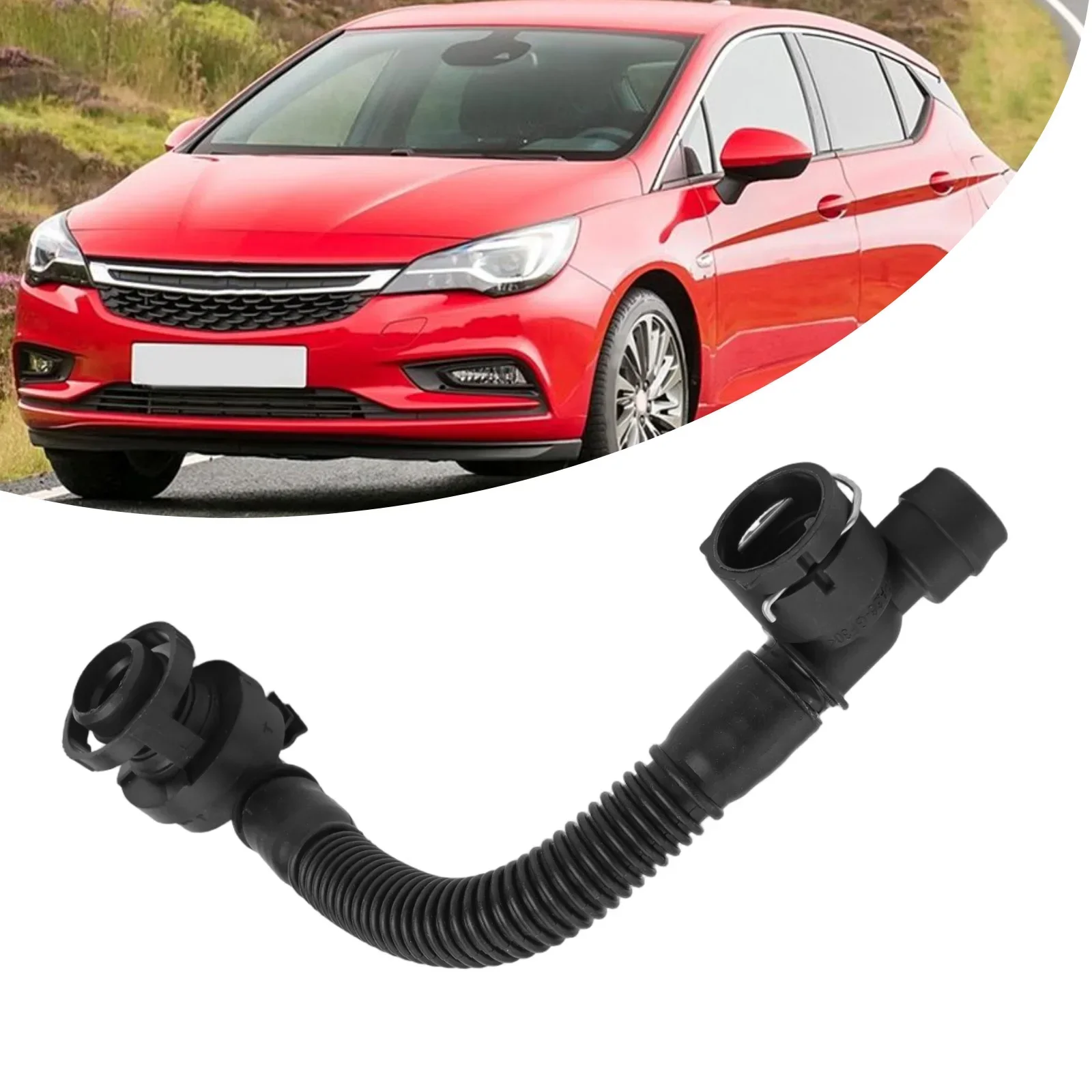 

Crankshaft Case Ventilation Pipe Black ABS Replacement Parts 25197526 For Vauxhall For Astra J For Corsa E 2009-2015