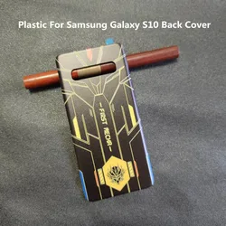 Plastic For Samsung Galaxy S10 Back Battery Cover Replacement Rear Door Housing For Galaxy S10 Battery Cover Transparent