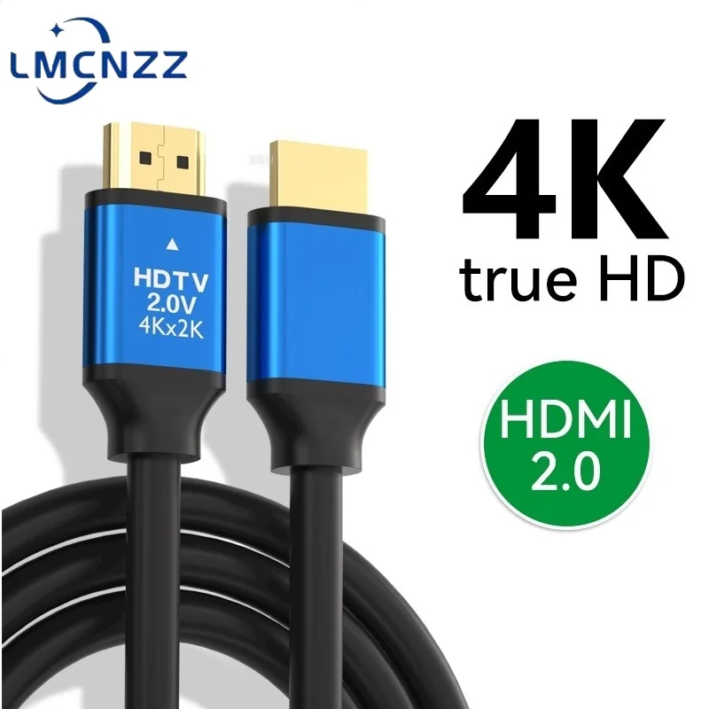 4K HDMI-Kabel 2.0-Kabel 4K@60Hz 18 Gbit/s für Monitore PS5/4 Xbox Fire HDTV Stick Blue Ray Player HDR High Speed Ethernet