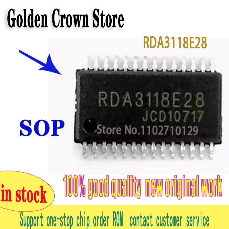 1~10PCS/lot RDA3118E28 RDA3118 TSSOP-28 New original IC Chip