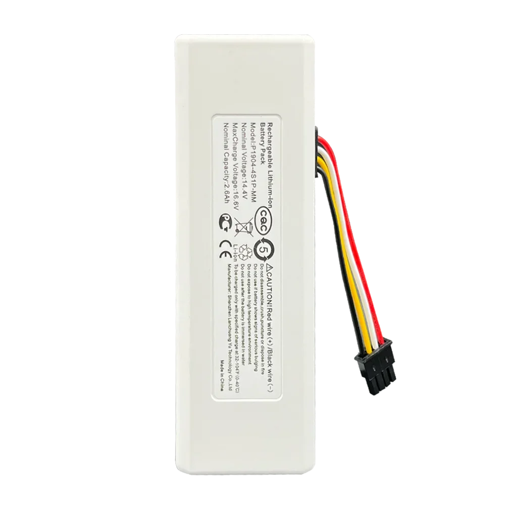 NEW 14.4V 2600mah P1904-4S1P-MM Battery For Xiaomi Mijia 1C STYTJ01ZHM Robot Vacuum Mop Cleaner Accessories Parts1